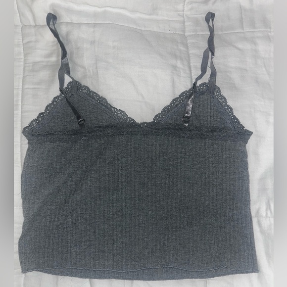 Gray Wild Fable Lace Outline Tank Top - Picture 2 of 3